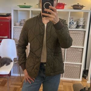Barbour Olive Quilted Jacket